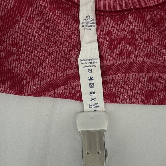 Lululemon Swiftly Tech Shirt Heathered Cranberry Long Sleeve Top Thumb Womens 4 - Picture 8 of 12